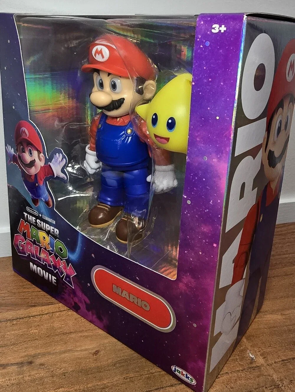 Nintendo Mario Action Figure with Luma Yellow Star - Red Blue Collectible.